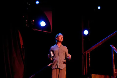Tom Workman on stage in Carmen